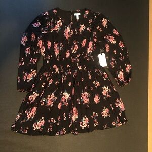 Leith Floral Pleated Dress - Nordstrom